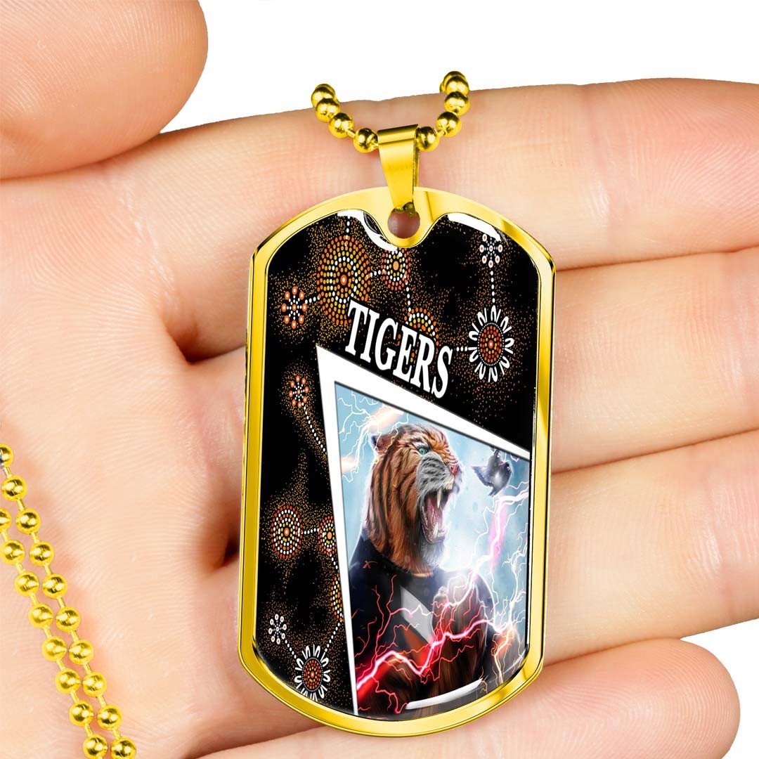 Vibe Hoodie Dog Tag - Wests Tigers Special Style - Rugby Team Dog Tag
