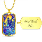Vibe Hoodie Dog Tag - Naidoc Heal Country Dog Tag
