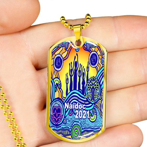 Vibe Hoodie Dog Tag - Naidoc Heal Country Dog Tag