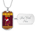 Vibe Hoodie Dog Tag - Brisbane Broncos Christmas Unique Maroon - Rugby Team Dog Tag