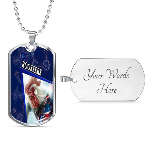 Vibe Hoodie Dog Tag - Sydney Roosters Special Style - Rugby Team Dog Tag
