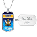 Vibe Hoodie Dog Tag - (Custom) Gold Coast Titans Camo - Rugby Team Dog Tag