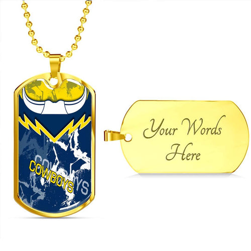 Vibe Hoodie Dog Tag - North Queensland Cowboys New - Rugby Team Dog Tag