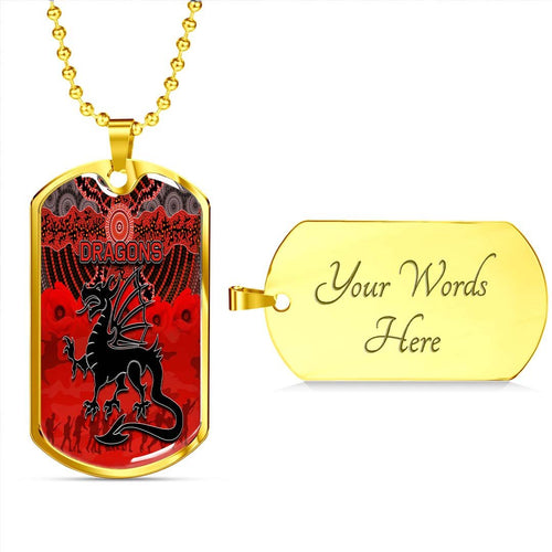Vibe Hoodie Dog Tag - St. George Illawarra Dragons Indigenous - Rugby Team Dog Tag