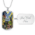 Vibe Hoodie Dog Tag - Parramatta Eels Indigenous Naidoc Royal - Rugby Team Dog Tag