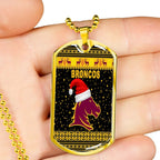Vibe Hoodie Dog Tag - Brisbane Broncos Christmas Unique Black - Rugby Team Dog Tag