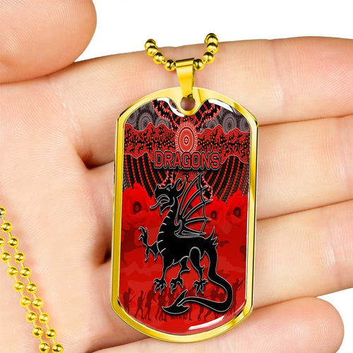 Vibe Hoodie Dog Tag - St. George Illawarra Dragons Indigenous - Rugby Team Dog Tag
