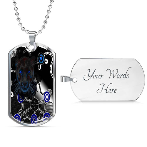 Vibe Hoodie Dog Tag - Penrith Panthers Indigenous Unique - Rugby Team Dog Tag