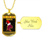 Vibe Hoodie Dog Tag - Brisbane Broncos Christmas Unique Black - Rugby Team Dog Tag
