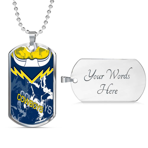 Vibe Hoodie Dog Tag - North Queensland Cowboys New - Rugby Team Dog Tag