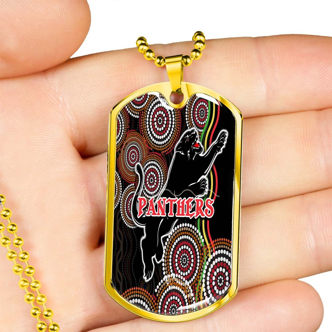 Vibe Hoodie Dog Tag - Penrith Panthers Special Indigenous New - Rugby Team Dog Tag