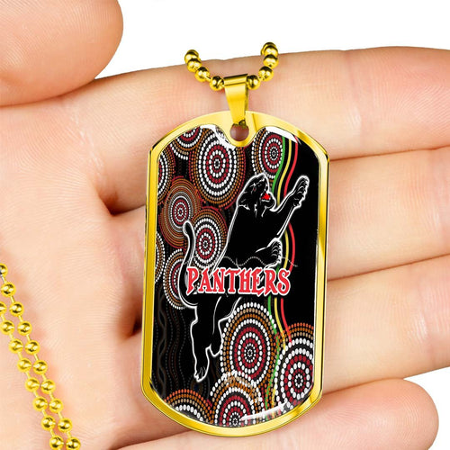 Vibe Hoodie Dog Tag - Penrith Panthers Special Indigenous New - Rugby Team Dog Tag