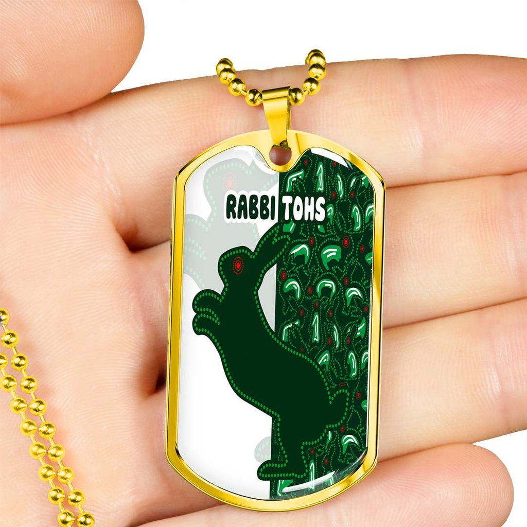 Vibe Hoodie Dog Tag - South Sydney Rabbitohs Indigenous - Rugby Team Dog Tag