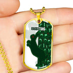 Vibe Hoodie Dog Tag - South Sydney Rabbitohs Indigenous - Rugby Team Dog Tag