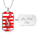 Vibe Hoodie Dog Tag - Newcastle Rebels Rugby Dog Tag