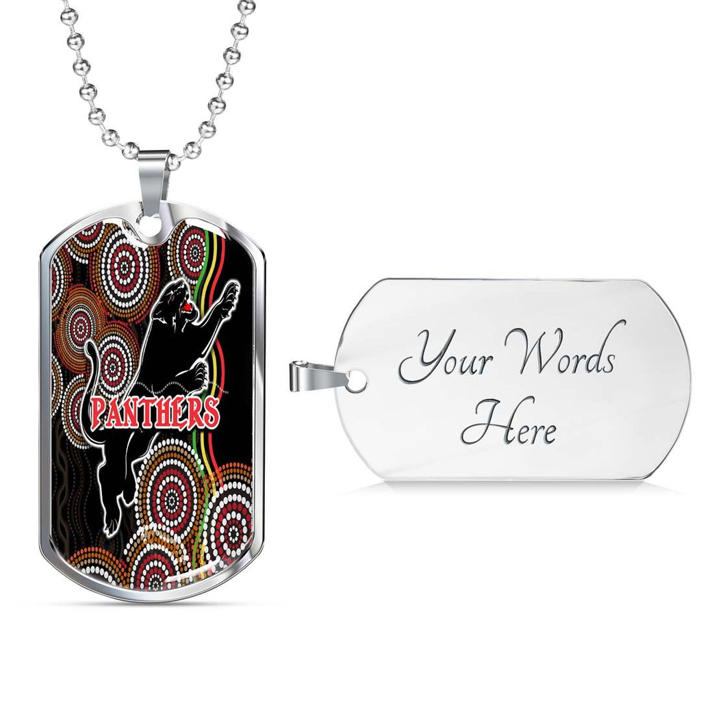 Vibe Hoodie Dog Tag - Penrith Panthers Special Indigenous New - Rugby Team Dog Tag