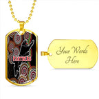 Vibe Hoodie Dog Tag - Penrith Panthers Special Indigenous New - Rugby Team Dog Tag