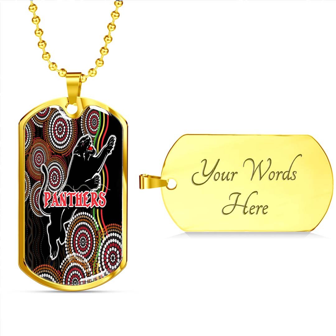 Vibe Hoodie Dog Tag - Penrith Panthers Special Indigenous New - Rugby Team Dog Tag
