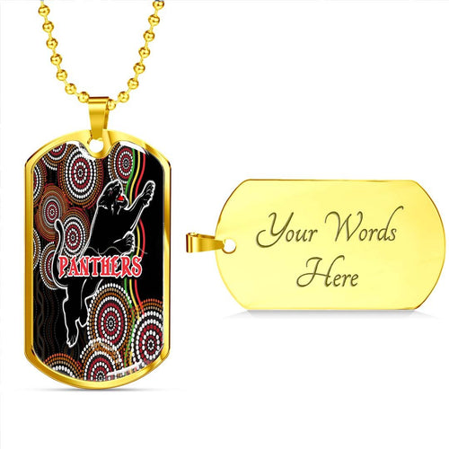 Vibe Hoodie Dog Tag - Penrith Panthers Special Indigenous New - Rugby Team Dog Tag