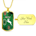 Vibe Hoodie Dog Tag - (Custom) South Sydney Rabbitohs Unique Indigenous- Rugby Team Dog Tag