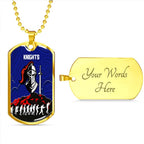 Vibe Hoodie Dog Tag - Newcastle Knights Anzac Day - Rugby Team Dog Tag