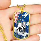 Vibe Hoodie Dog Tag - Canterbury-Bankstown Bulldogs Anzac Day - Rugby Team Dog Tag