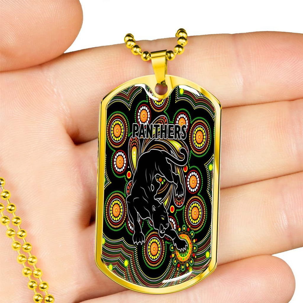 Vibe Hoodie Dog Tag - Penrith Panthers Indigenous New - Rugby Team Dog Tag