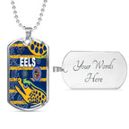 Vibe Hoodie Dog Tag - Parramatta Eels Indigenous Unique - Rugby Team Dog Tag