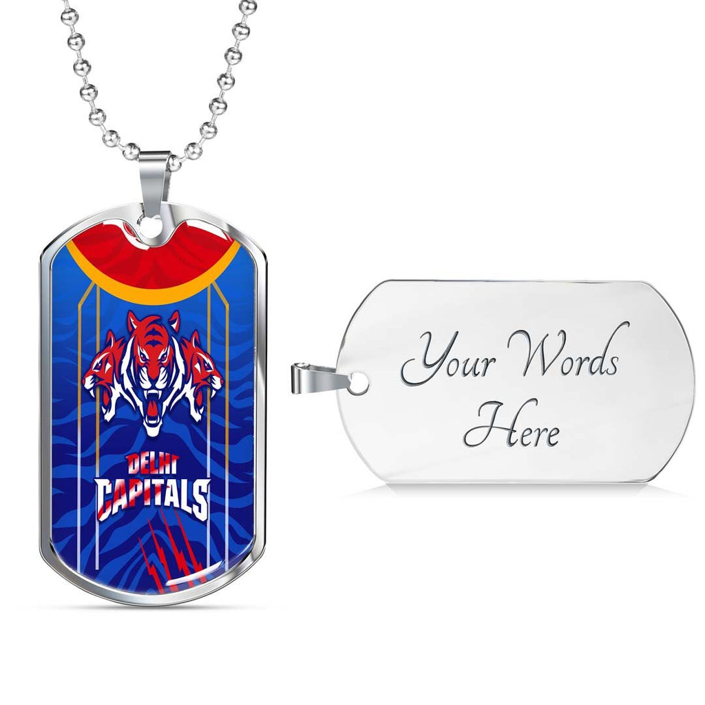 Vibe Hoodie Dog Tag - Delhi Capitals Premier - Cricket Team Dog Tag
