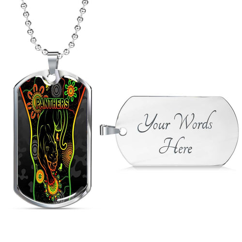 Vibe Hoodie Dog Tag - Penrith Panthers Special Indigenous - Rugby Team Dog Tag