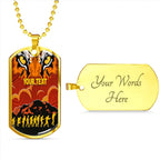 Vibe Hoodie Dog Tag - (Custom) Wests Tigers Anzac Anzac Soldiers - Rugby Team Dog Tag