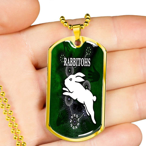 Vibe Hoodie Dog Tag - South Sydney Rabbitohs Vintage Indigenous - Rugby Team Dog Tag