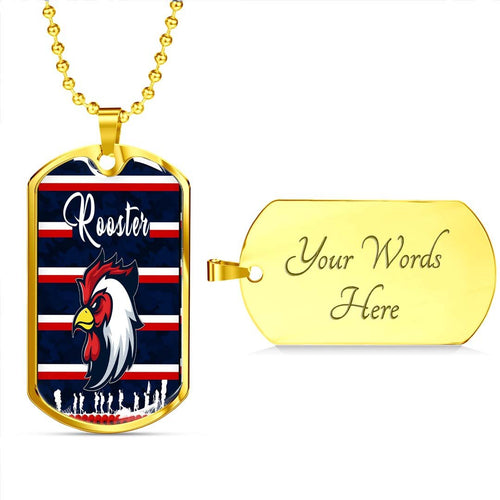 Vibe Hoodie Dog Tag - Sydney Roosters - Rugby Team Dog Tag