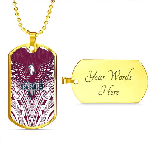 Vibe Hoodie Dog Tag - Manly-Warringah Sea Eagles - Rugby Team Dog Tag
