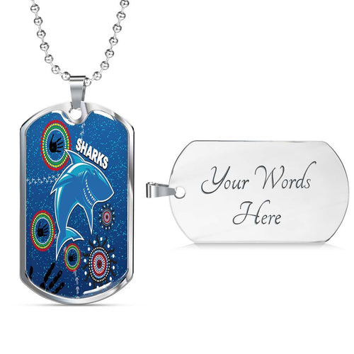 Vibe Hoodie Dog Tag - Cronulla-Sutherland Special Indigenous - Rugby Team Dog Tag