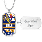 Vibe Hoodie Dog Tag - Parramatta Eels Anzac Day & Camouflag - Rugby Team Dog Tag