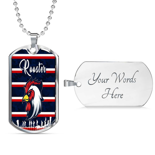 Vibe Hoodie Dog Tag - Sydney Roosters - Rugby Team Dog Tag