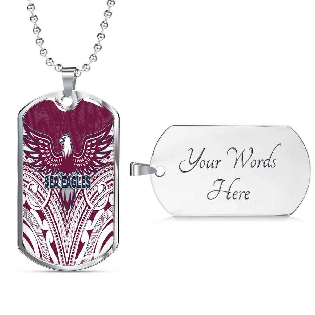 Vibe Hoodie Dog Tag - Manly-Warringah Sea Eagles - Rugby Team Dog Tag
