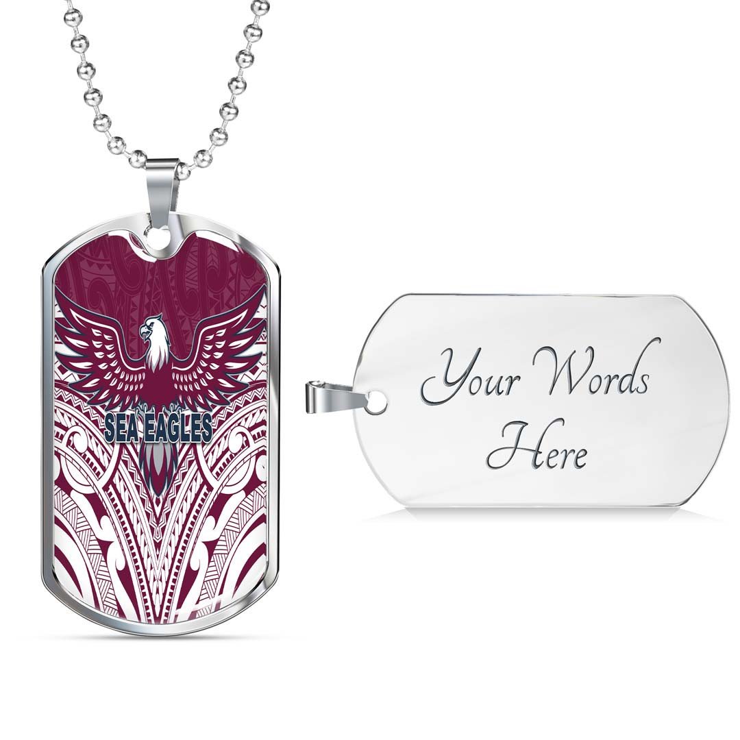 Vibe Hoodie Dog Tag - Manly-Warringah Sea Eagles - Rugby Team Dog Tag