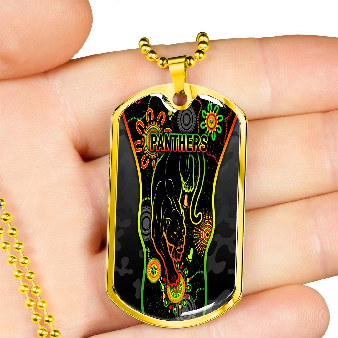 Vibe Hoodie Dog Tag - Penrith Panthers Special Indigenous - Rugby Team Dog Tag