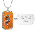 Vibe Hoodie Dog Tag - (Custom) Wests Tigers Unique Indigenous - Rugby Team Dog Tag