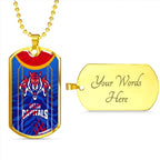Vibe Hoodie Dog Tag - Delhi Capitals Premier - Cricket Team Dog Tag