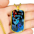 Vibe Hoodie Dog Tag - Cronulla-Sutherland Sharks Naidoc - Rugby Team Dog Tag