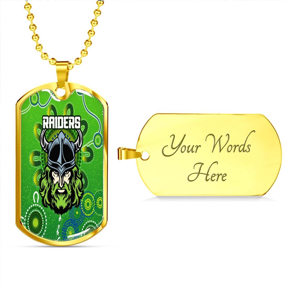 Vibe Hoodie Dog Tag - Canberra Raiders Indigenous New - Rugby Team Dog Tag