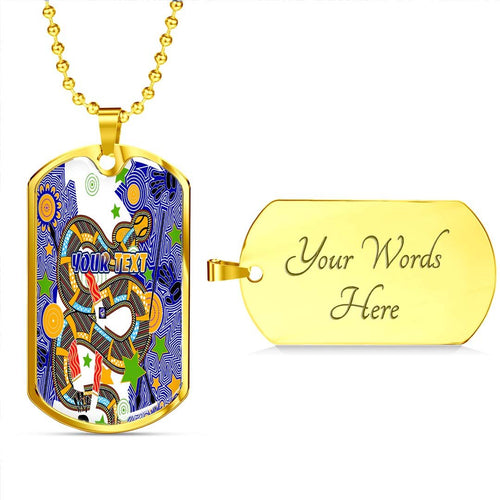 Vibe Hoodie Dog Tag - (Custom) Parramatta Eels Indigenous - Rugby Team Dog Tag