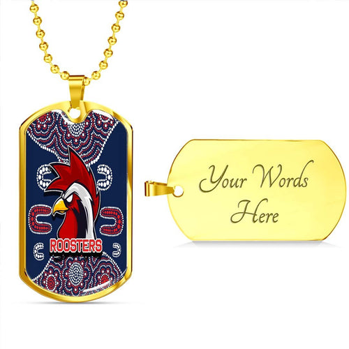 Vibe Hoodie Dog Tag - Sydney Roosters Indigenous New - Rugby Team Dog Tag