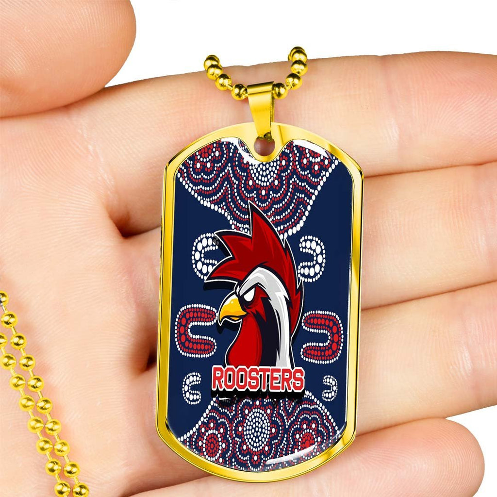 Vibe Hoodie Dog Tag - Sydney Roosters Indigenous New - Rugby Team Dog Tag