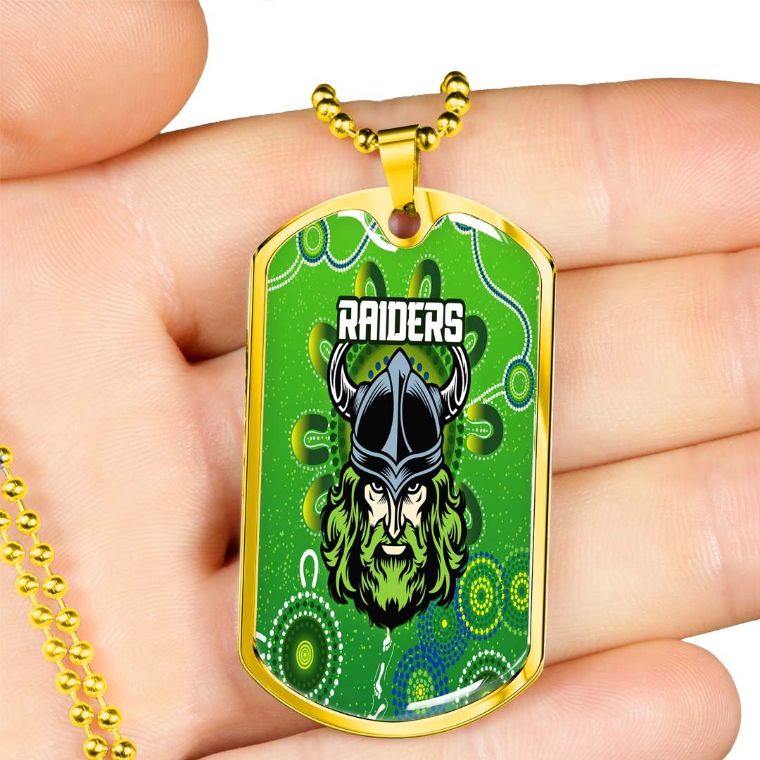 Vibe Hoodie Dog Tag - Canberra Raiders Indigenous New - Rugby Team Dog Tag
