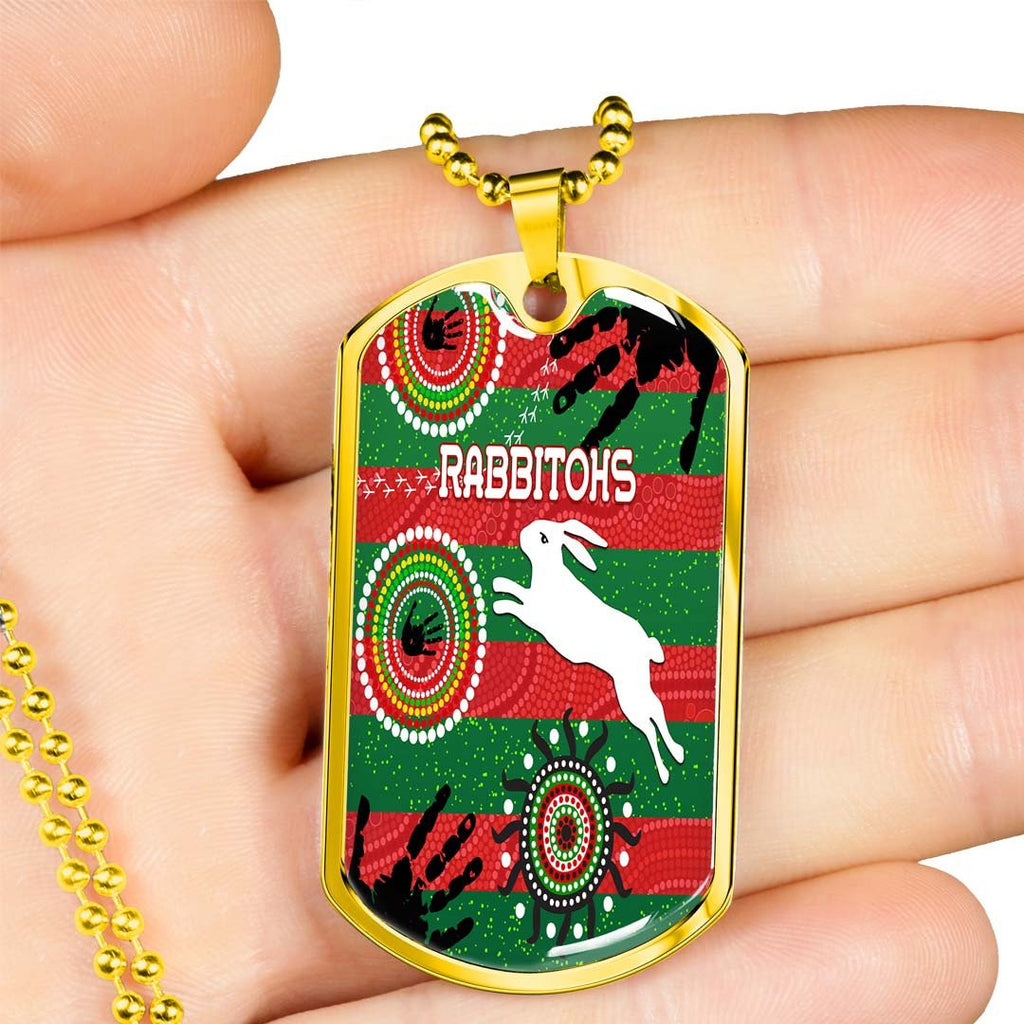 Vibe Hoodie Dog Tag - South Sydney Rabbitohs Indigenous Special - Rugby Team Dog Tag
