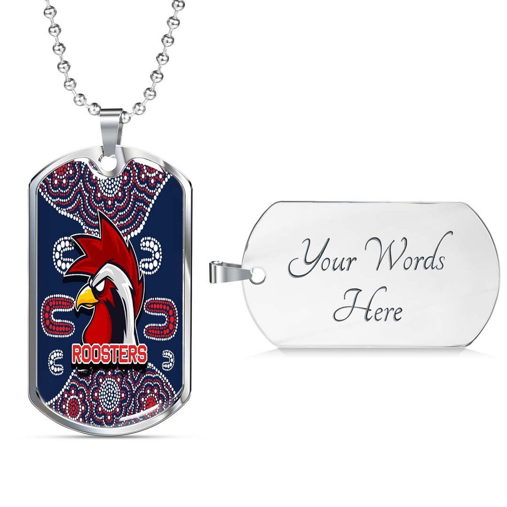 Vibe Hoodie Dog Tag - Sydney Roosters Indigenous New - Rugby Team Dog Tag